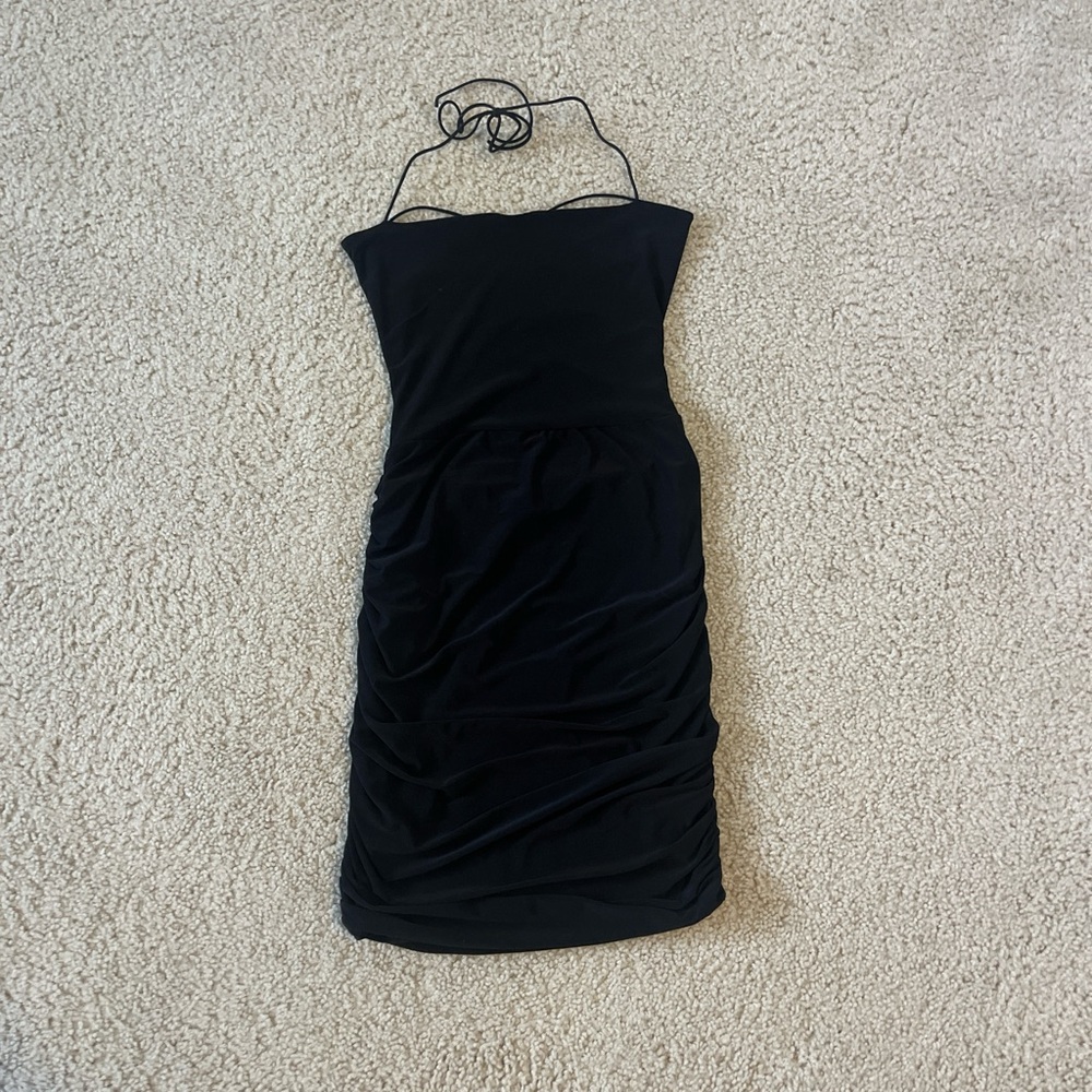 Windsor Black Strappy Backless Dress
